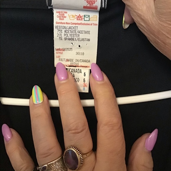 Joseph Ribkoff Little black jacket - Picture 2 of 4